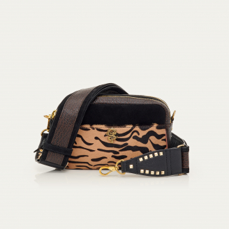 Sac Cuir Lily Imprimé Tigre Tora
