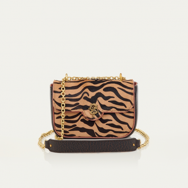 Sac Cuir Mini Ava Imprimé Tigre Tora