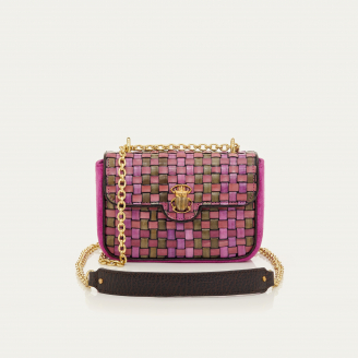 Sac Cuir Tressé Mini Ava Rose Sakura