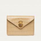 Porte Carte Cuir Embossé Alex Sesame