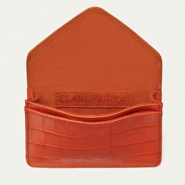 Porte Carte Cuir Embossé Alex Koi