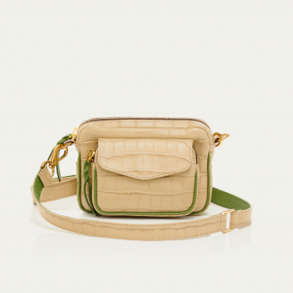 Sac Cuir Baby Charly Beige Sésame