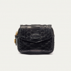 Porte-Monnaie Python Karl Noir