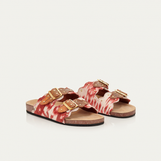 Red Timor Odette Sandals