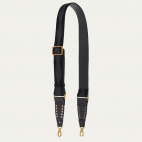 Black Lizard Patchwork Strap