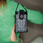 Etui à Telephone Cuir Double Marcus Cachemire Jean
