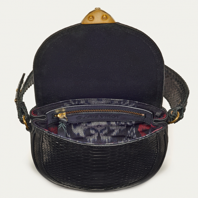 Black Python Bag Victoria