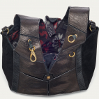Sac Lézard Mina Noir