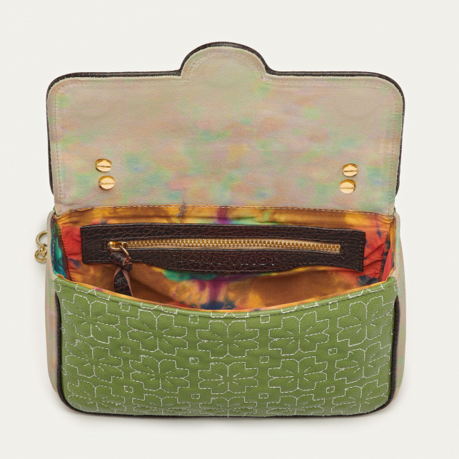 Sac Cuir Ava Medium Matcha