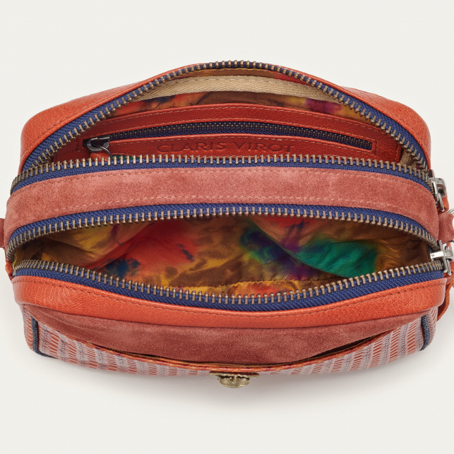 Sac Cuir Lily Rouge Brique Rouge Anko