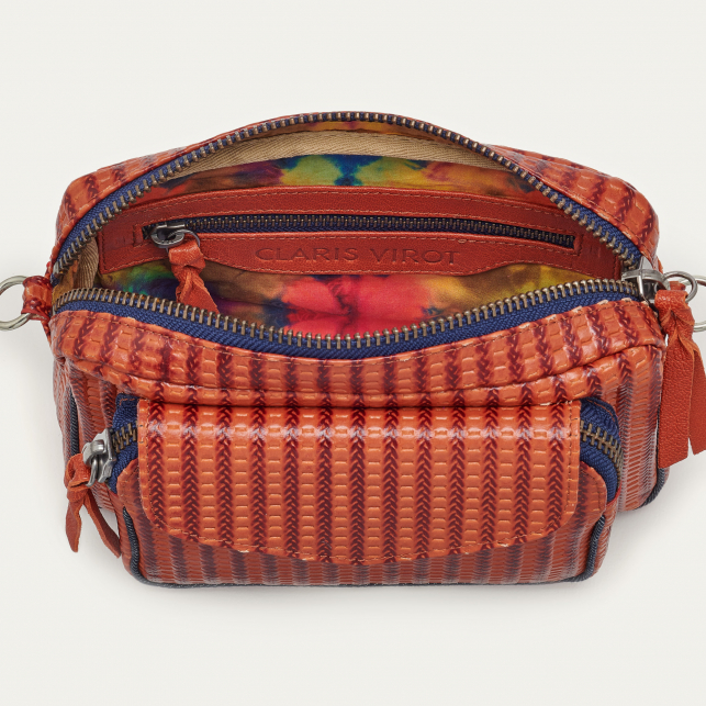 Sac Cuir Charly Rouge Brique Rouge Anko