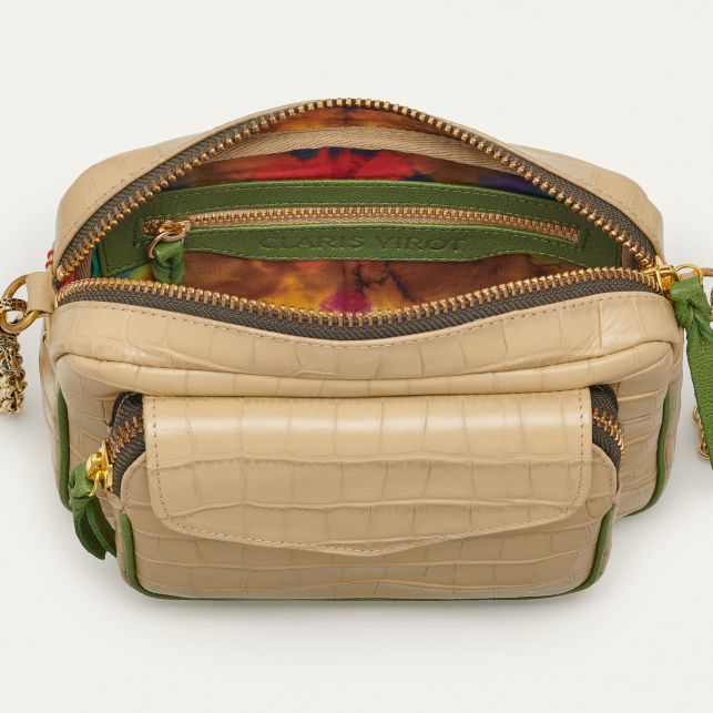 Sac Cuir Charly Beige Sésame