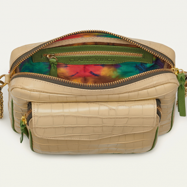 Sac Cuir Big Charly Beige Sésame