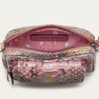 Pink Coral Python Baby Charly Bag