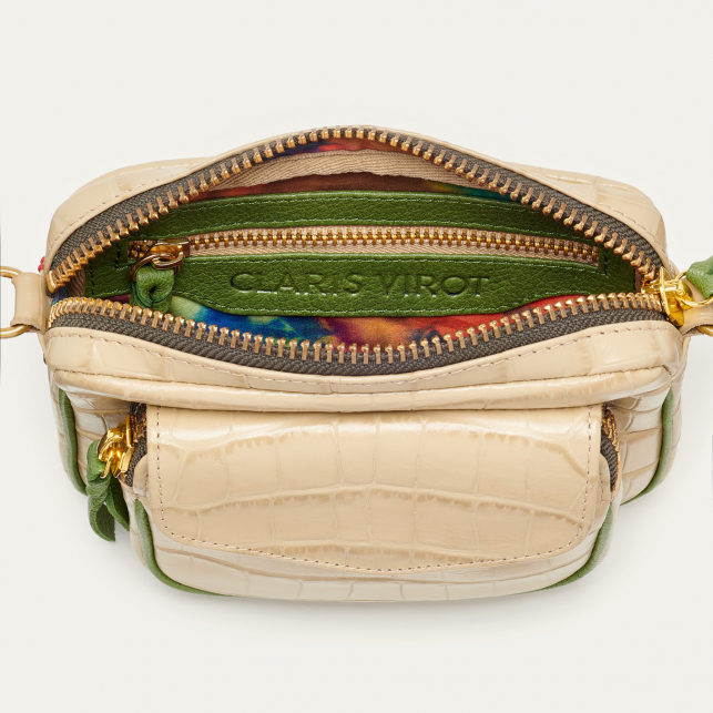 Sac Cuir Baby Charly Beige Sésame
