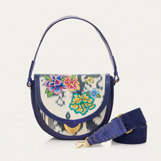 Blue Embroidered Timor Bag Big Victoria