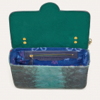 Sac Lézard Big Ava Bleu Bleu Lagon Dragon