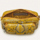 Sac Lézard Python Baby Charly Jaune Impérial Samouraï