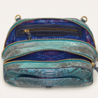 Sac Python Big Clara Bleu Lagon