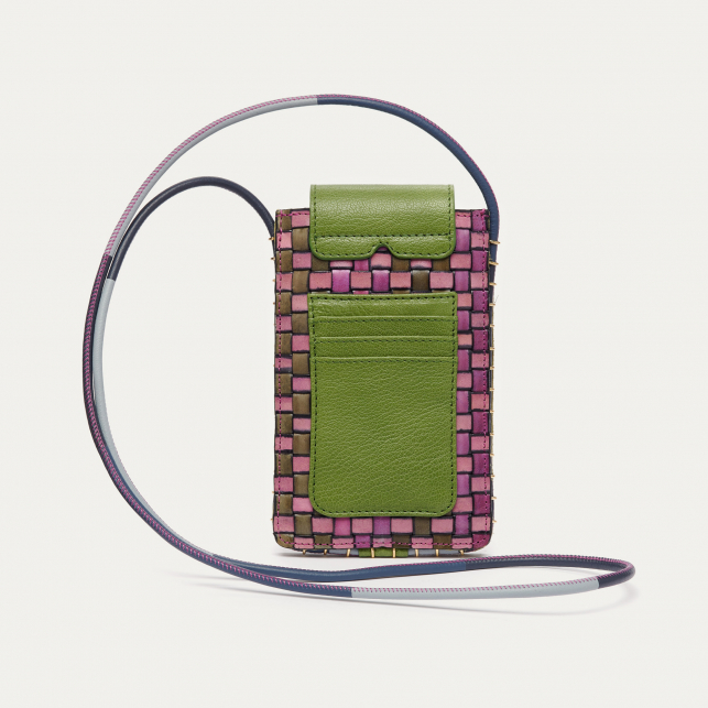 Etui à lunettes Emile Cuir Sakura