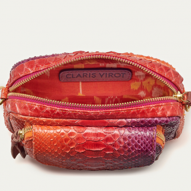 Sac Python Baby Charly Rouge Levant