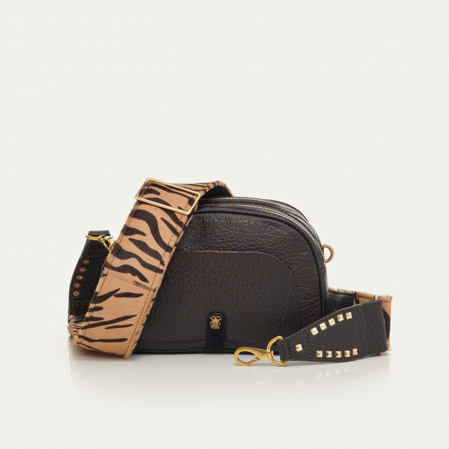 Sac Cuir Clara Marron Brun Shoyu