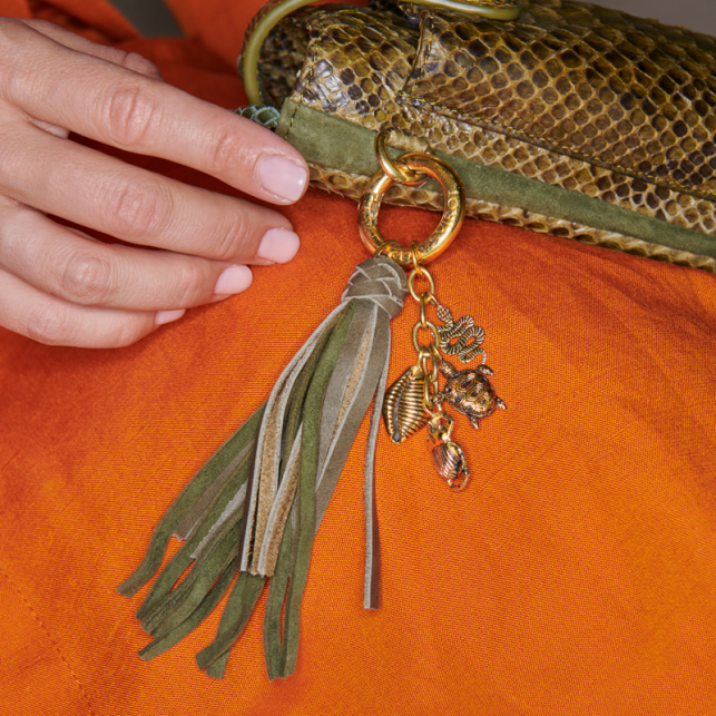 Golden Khaki Fred Key Holder