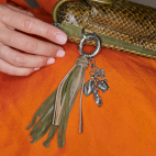 Porte Clés Fred Kaki Argent