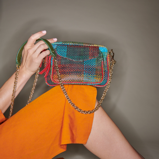 Sac Cuir Charly Arlequin