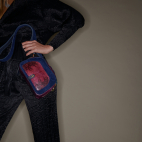 Purple Python Clara Bag