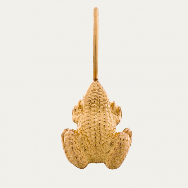 Golden Frog Earring
