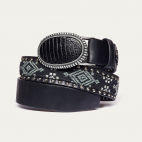 Ceinture Cuir Sumba Dallas Noir