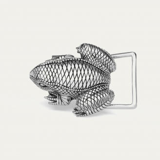 Silver Frog Buckle