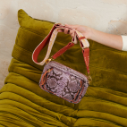 Sac Python Charly Rose Parme Paruma