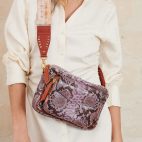 Sac Python Big Charly Rose Parme Paruma