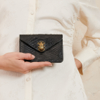 Python Card Holder Alex Black Gold Beatle