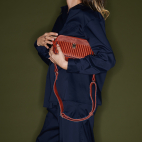 Sac Cuir Lily Rouge Brique Rouge Anko