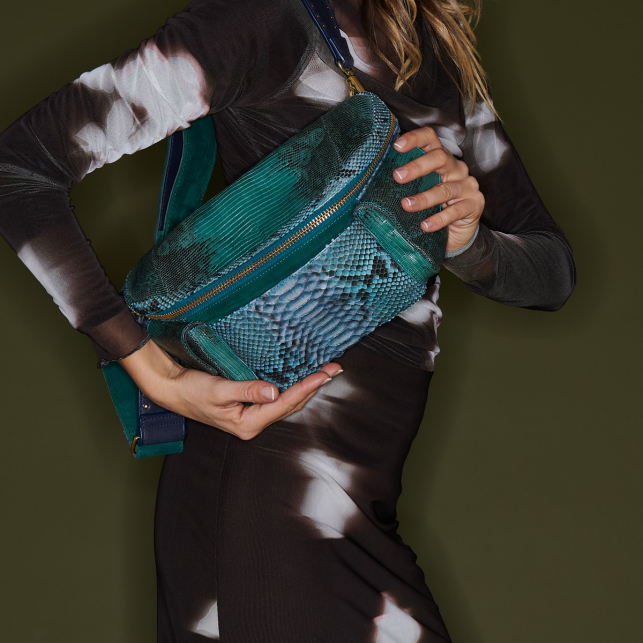 Lagoon Python Fanny Pack Jules