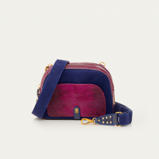Purple Python Clara Bag