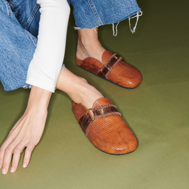 Mules Georgette Lezard Kocha