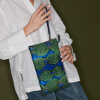Pochette Python Lou Nénuphar