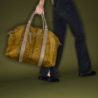 Kaki Python Travel Bag Roger M