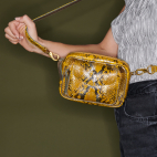 Sac Lézard Python Baby Charly Jaune Impérial Samouraï