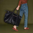 Sac Week End Python Roger Noir M