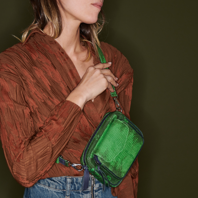 Sac Lézard Baby Charly Vert Yuzu