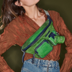 Sac Banane Lézard Romeo Vert Yuzu