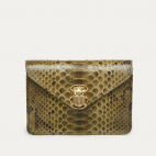 Python Card Holder Alex Dark Kaki