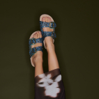 Sandales Python Odette Lagon