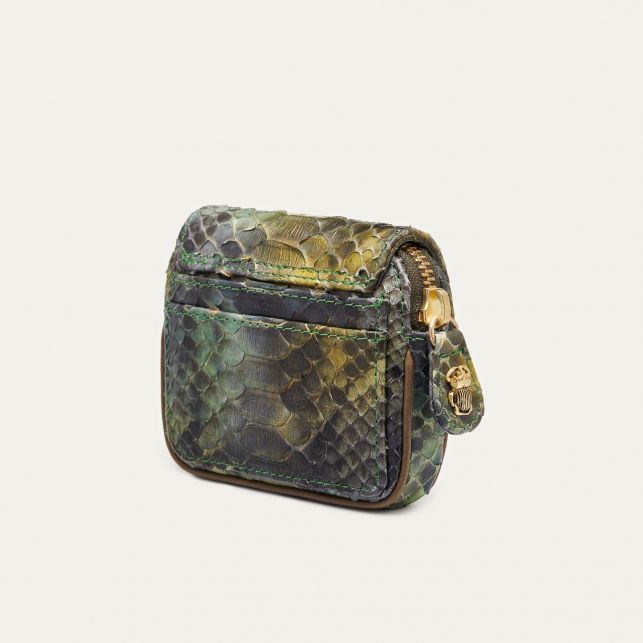 Porte-Monnaie Python Karl Vallée Verte