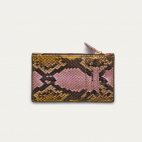 Stone Hand Painted Python Helena Card Holder